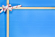 Foto: Blauer Hintergrund mit Knoten Blauer Hintergrund mit Knoten