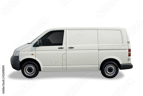 Photo: Blank white van Blank white van