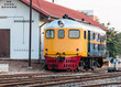 Old diesel hydraulic locomotive