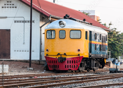 Photo: Old diesel hydraulic locomotive Old diesel hydraulic locomotive