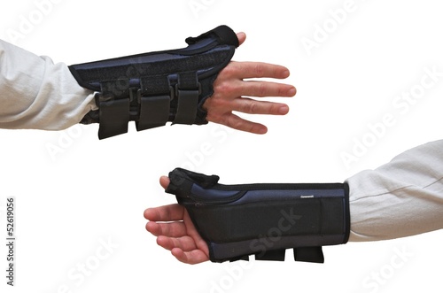 Photo: Wrist and Thumb Brace / Splint (front + back views) Wrist and Thumb Brace / Splint (front + back views)