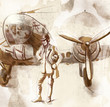 World between 1905-1949 - Pilot (full sized hand drawing)