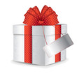 Gift Box With Red Bow