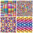 Calibration chart showing more than 600 colors