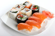 Sushi food on plate