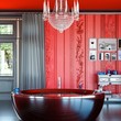 Red & Black Classic Bathroom