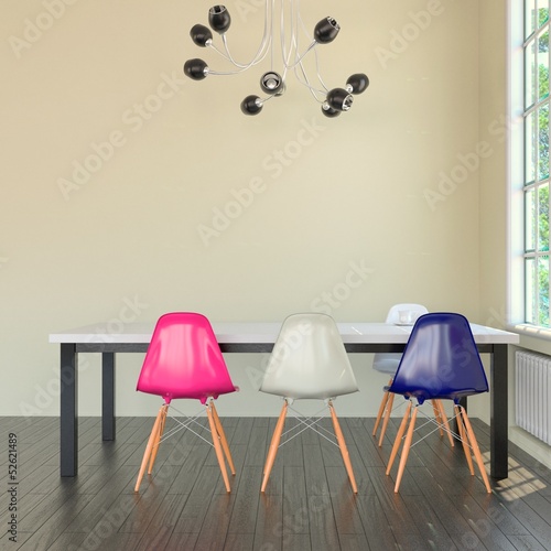 Illustration: Modern Dining Room Modern Dining Room
