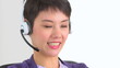 Chinese woman telemarketer
