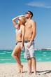 couple on the beach