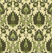Persian floral vector seamless pattern