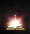 Glowing book