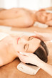 couple in spa