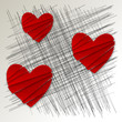 Vector: Valentines abstract cover Valentines abstract cover