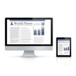 PC and tablet, adaptive design