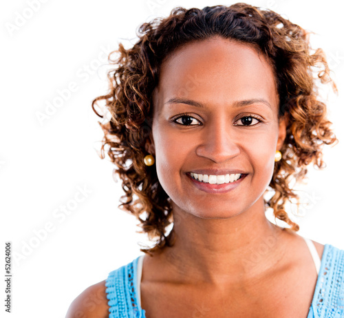 Photo: Black woman smiling Black woman smiling