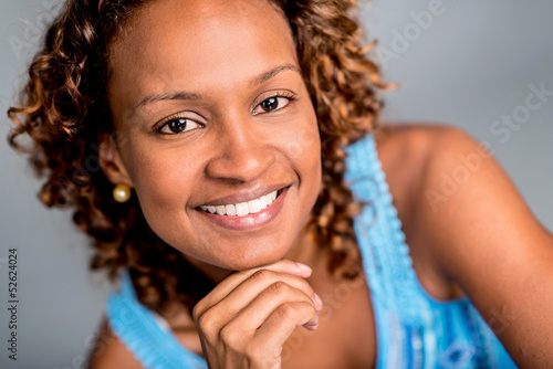Photo: Casual woman smiling Casual woman smiling