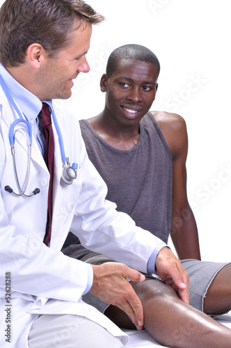 Photo: Knee injury Knee injury