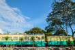 Old railroad car recycle for public library