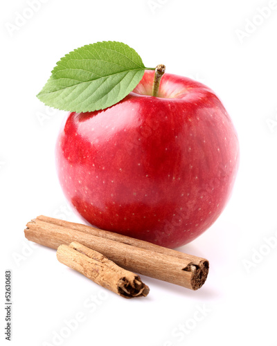 Photo: Apple with cinnamon Apple with cinnamon