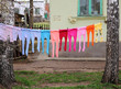 Children's multi-colored tights