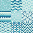 Seamless Retro Wave Pattern Pr...