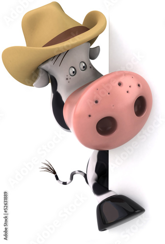 Illustration: Fun cow Fun cow
