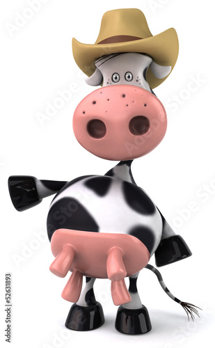 Illustration: Fun cow Fun cow