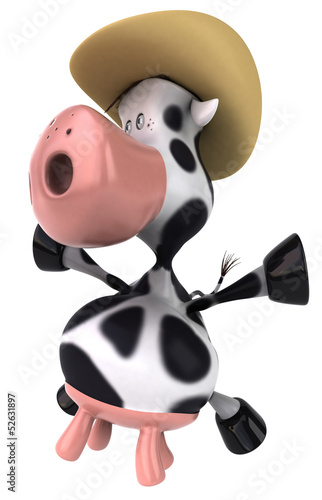 Illustration: Fun cow Fun cow