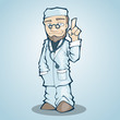 Vector illustration of doctor
