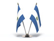 Miniature Flag of El Salvador (Isolated)
