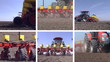 Video: Tractor Sowing Corn, Soybean, Sunflower Seeds Tractor Sowing Corn, Soybean, Sunflower Seeds
