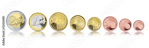 Photo: Euromünzen Euromünzen