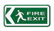 Emergency fire exit