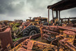 scrap construction vehicles