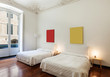 beautiful hotel room in a historic building, double room