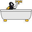 Diver In Bathtub