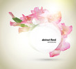 Abstract pink flower background