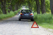 Autopanne auf der Landstaße