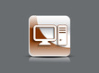 abstract glossy computer icon