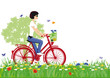 Radfahren in der Natur