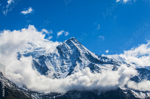 Photo: Beautiful mountain scenery in the Alps Beautiful mountain scenery in the Alps