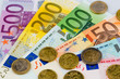 euro banknotes