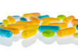 tablets on bright background