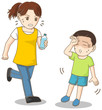 母子と熱中症
