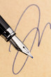 signature and pen