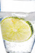 water glass and lime