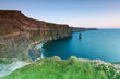 Cliffs of Moher at sunset in Co. Clare, Ireland
