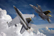 jetfighters in the sky