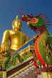 Golden Buddha statue at Wat Muang in Angthong, Thailand