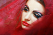 women with perfect art make up
